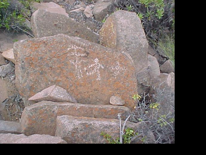 Petroglifo sector Cunlagua bajo