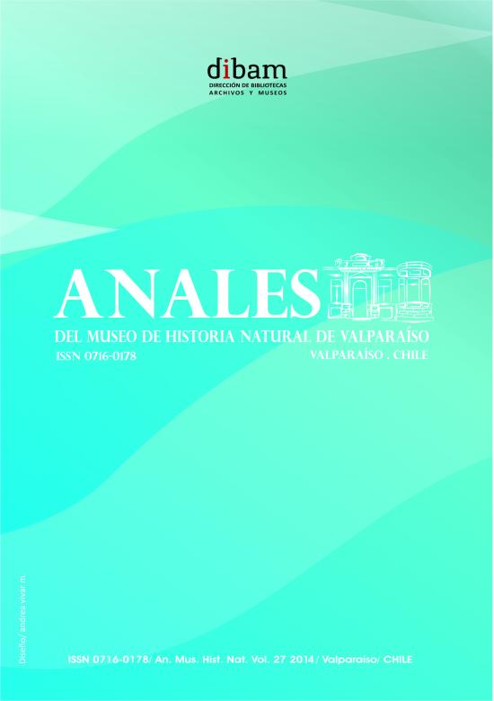 Portada revista Anales volumen 27, año 2014