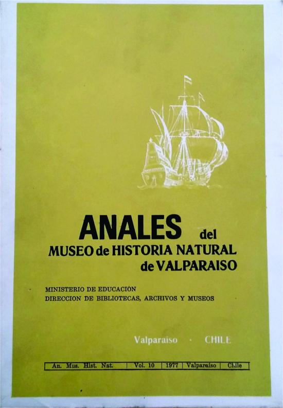 Portrada revista Anales volumen 14, año 1981.