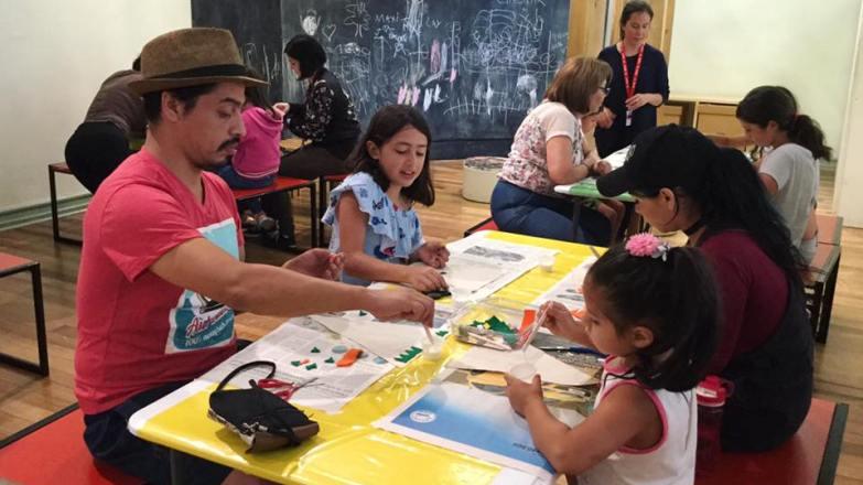 Actividades de verano 2018 Taller creativo Cuentos en banderín, sala educativa MHNV