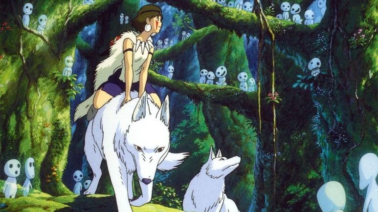 2° Ciclo de Animación Japonesa La princesa Mononoke, de Hayao Miyazaki.