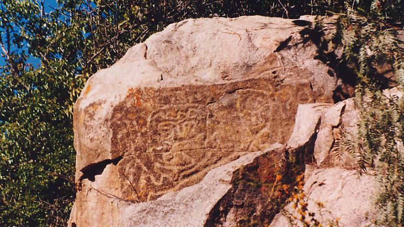 Petroglifos valle de Chalinga, región de Coquimbo