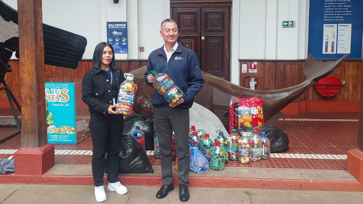 reciclaje de tapitas plásticas