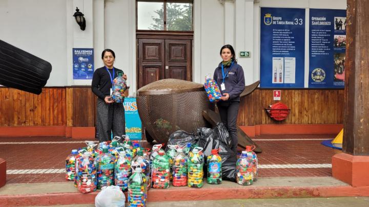 reciclaje de tapas de plástico