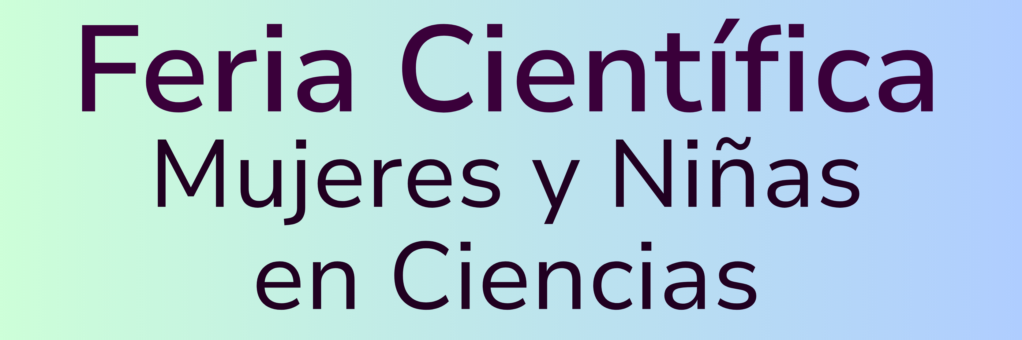 feria científica niñas