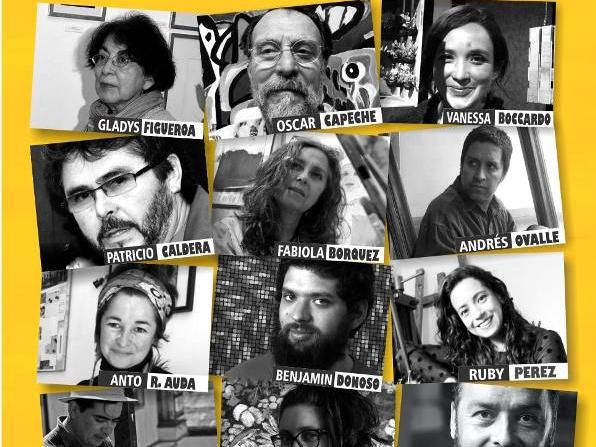 12 Artistas de Valparaíso. Exposición de artes visuales de 24 obras en pintura, grabado, y técnicas mixtas.