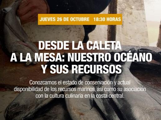 Desde la Caleta a la Mesa: Nuestro Océano y sus Recursos
Nueva cita del público con el ciclo de charlas en la cafetería del Museo de Historia Natural de Valparaíso 