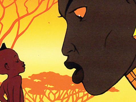 Día del Mono Kirikou y la hechicera, producción francesa del año 1998, con una duración de 74 minutos, dirigida por Michel Ocelot y Raymond Burlet