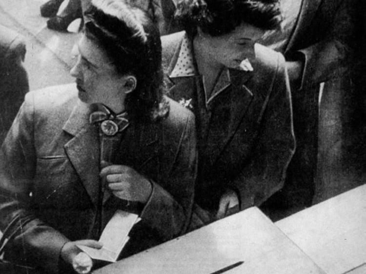 A 70 años del voto femenino, fotografía gentileza de Memoria Chilena.