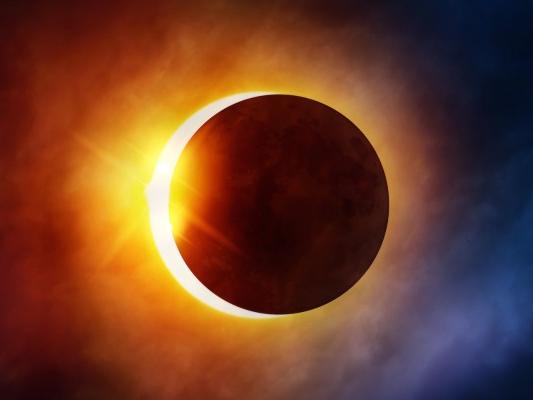 Eclipse Total de Sol en Chile Crédito imagen: Oficina de Protección de la calidad del cielo del norte de Chile (OPCC)