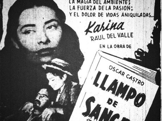Llampo de sangre, film estrenado el año 1954, dirigido por Henry Vico e inspirado en  la novela de Oscar Castro