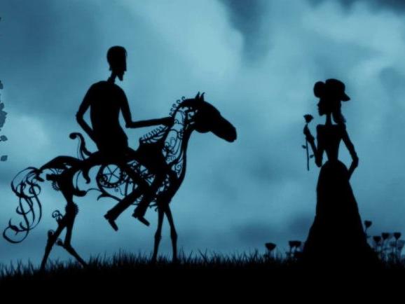 Escena del film "Las Aventuras Del Príncipe Achmed" Lotte Reiniger 