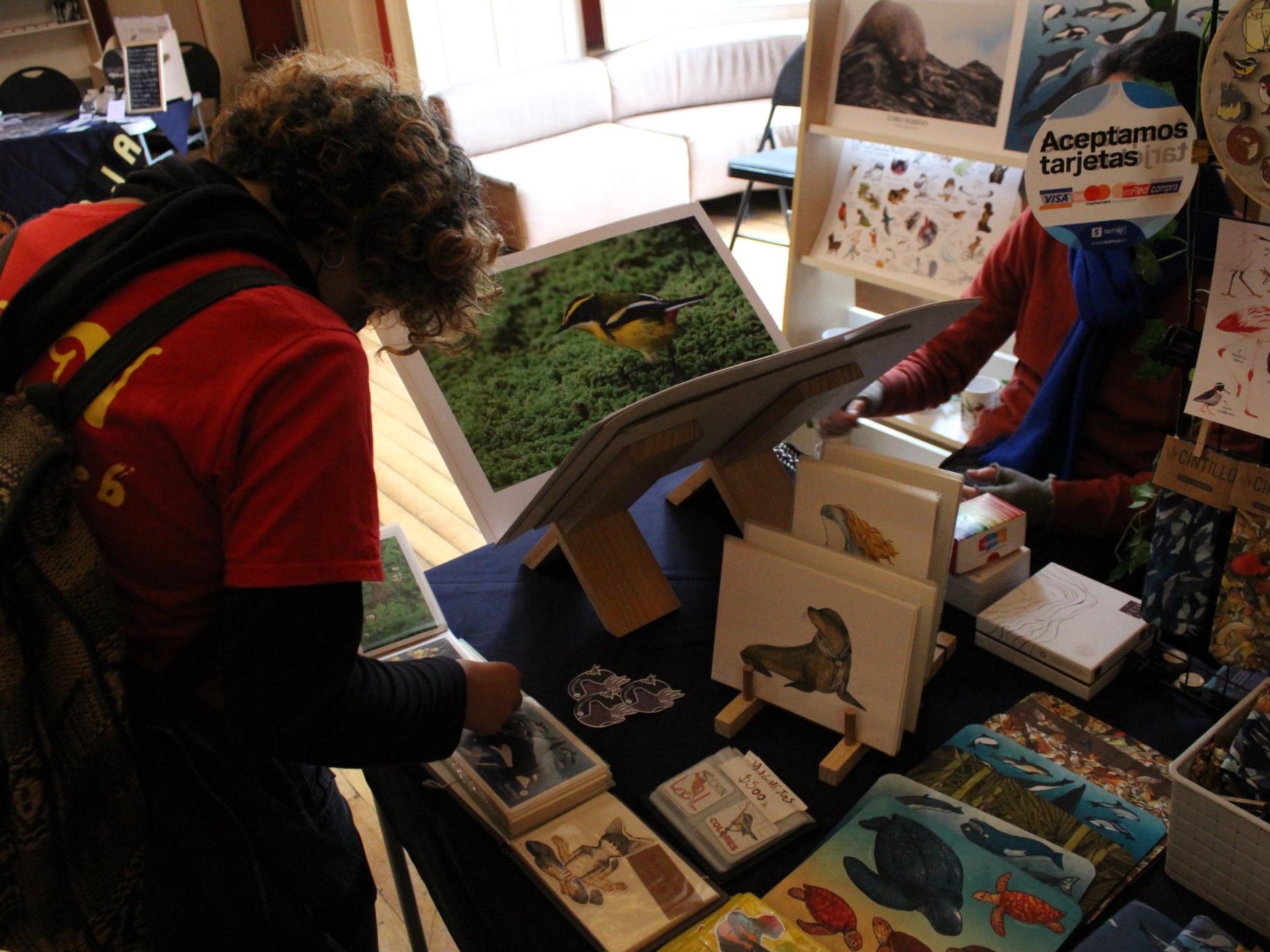 feria del libro científico en el día de los patrimonios