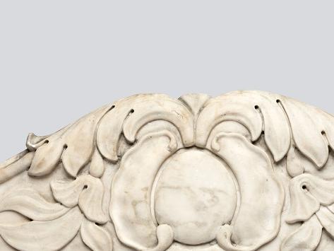 Adorno de mármol chimenea palacio Lyon