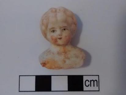 Fragmento de muñeca de porcelana (s. XIX y s. XX)