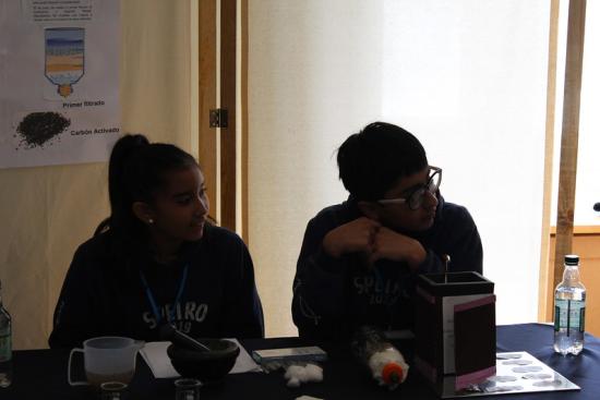 Presentación de proyectos durante el IV Concurso escolar de innovación científica 2019