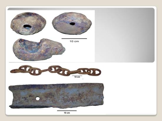 Piezas marítimas, navales, ferroviarias, portuarias y domésticas fueron algunos de los hallazgos encontrados.