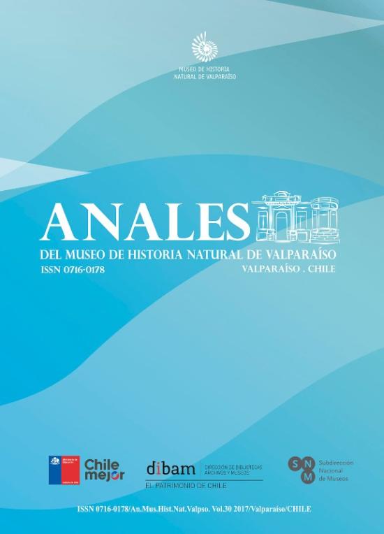 Portada revista Anales volumen 30, año 2017