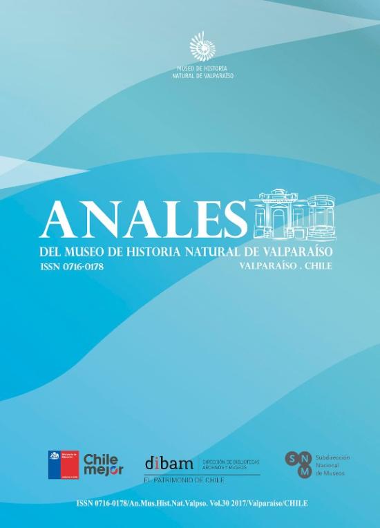 Anales 30 Portada revista Anales volumen 30, año 2017