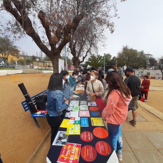 MHNV visitó Plaza Manuel Rodríguez del Cerro Esperanza