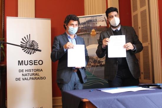 Firma de convenio entre la dirección regional Valparaíso del Servicio Nacional del Patrimonio Cultural y la Empresa portuaria de Valparaíso