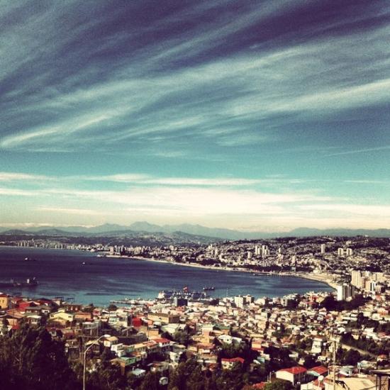 mirador marina mercante en Valparaíso