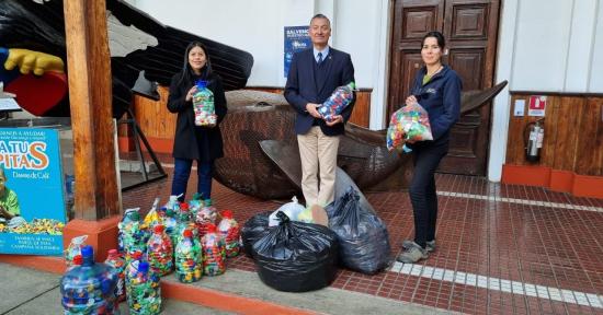 Donación de tapas plásticas para reciclaje