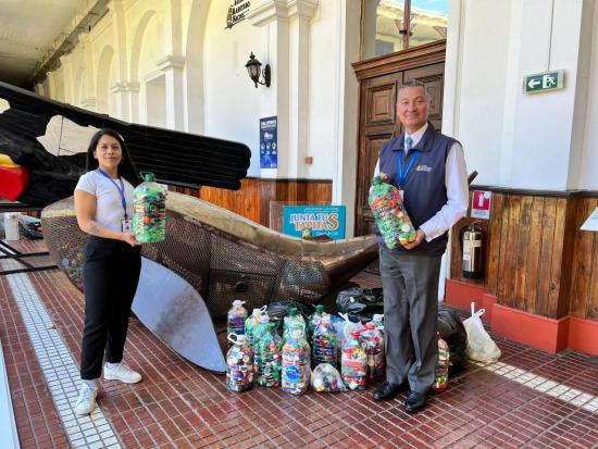 reciclaje de tapitas plásticas