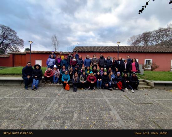 Grupo de educadores en Yerbas Buenas.