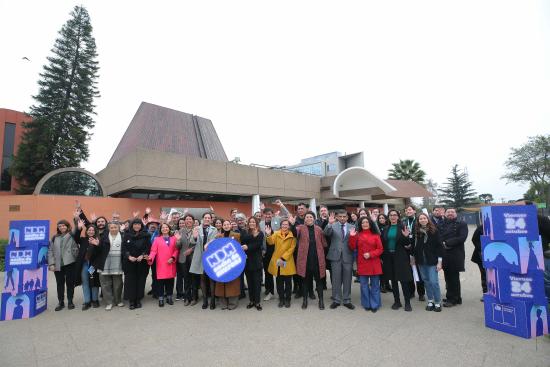 Autoridades en lanzamiento de Noche de Museos 2025