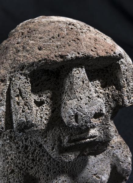 Moái maea (detalle)