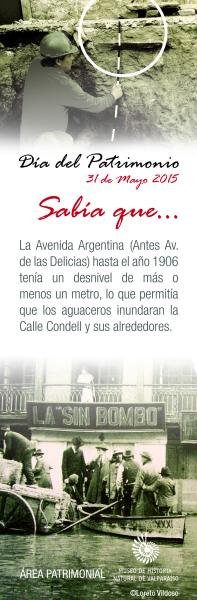 ¿Sabías qué la Avenida Argentina, hacia 1906 tenía un desnivel de más o menos un metro?