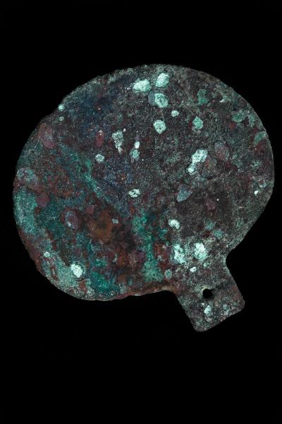 Placa  pectoral redonda Diaguita-inca MHNV 2107