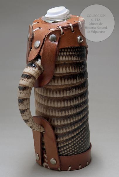 Termo de piel de quirquincho